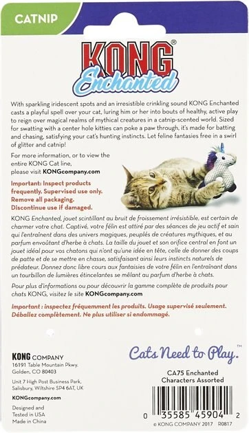 KONG Enchanted Characters Cat Toy, Character Varies 8 KONG Enchanted Characters Cat Toy, Character Varies - Image 6