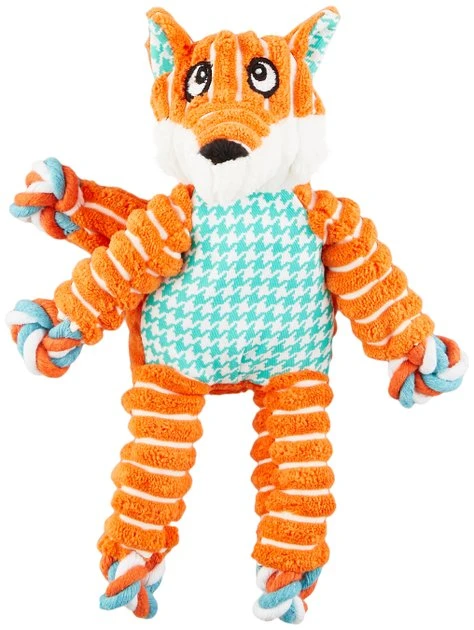 KONG Floppy Knots Dog Toy, Fox 3 KONG Floppy Knots Dog Toy, Fox