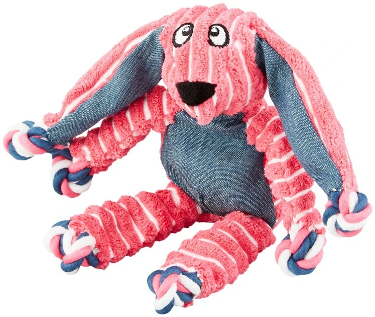 KONG Floppy Knots Dog Toy, Bunny 6 KONG Floppy Knots Dog Toy, Bunny - Image 4