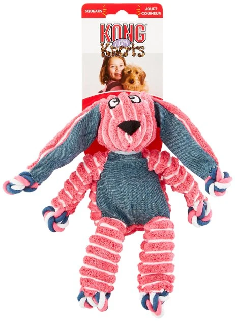 KONG Floppy Knots Dog Toy, Bunny 7 KONG Floppy Knots Dog Toy, Bunny - Image 5