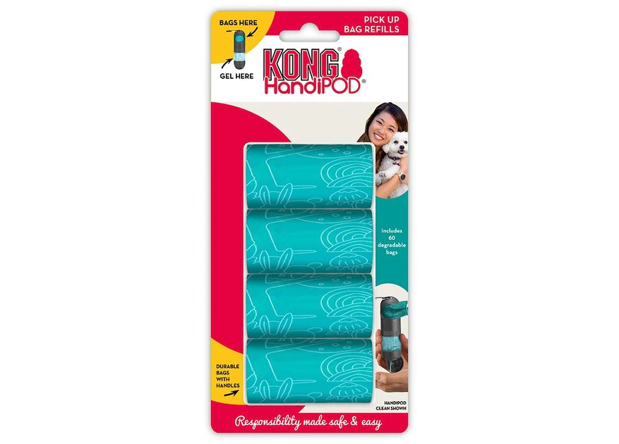 KONG HandiPOD Pick-Up Dog Poop Bag Refills 3 KONG HandiPOD Pick-Up Dog Poop Bag Refills