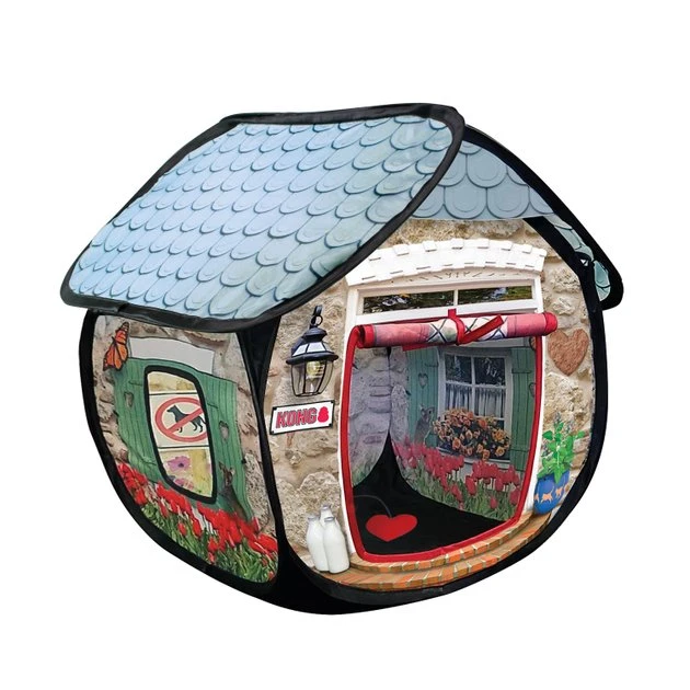 KONG Play Spaces Bungalow Cat Toy 3 KONG Play Spaces Bungalow Cat Toy