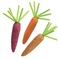 KONG Nibble Carrots Assorted Cat Toy, Color Varies