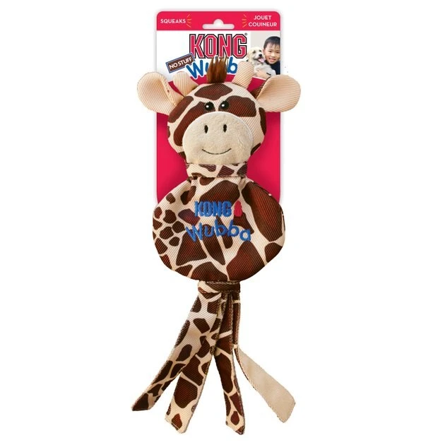 KONG Wubba No Stuff Giraffe Dog Toy, Large 6 KONG Wubba No Stuff Giraffe Dog Toy, Large - Image 4