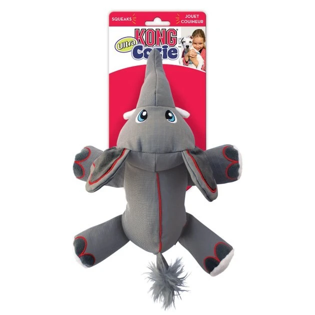 KONG Cozie Ultra Ella Elephant Dog Toy 6 KONG Cozie Ultra Ella Elephant Dog Toy - Image 4