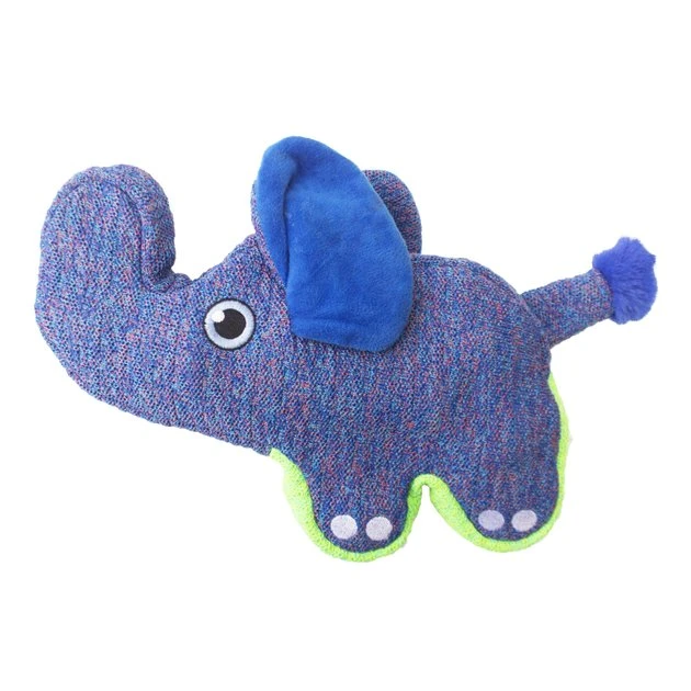 KONG Pipsqueaks Elephant Dog Toy 3 KONG Pipsqueaks Elephant Dog Toy