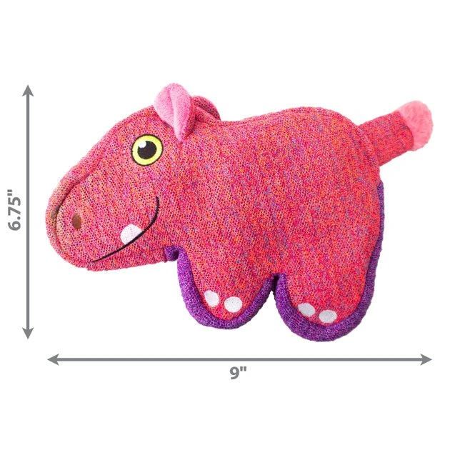 KONG Pipsqueaks Hippo Dog Toy 4 KONG Pipsqueaks Hippo Dog Toy - Image 2