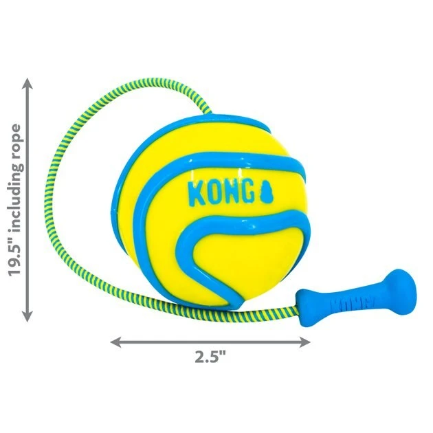 KONG Wavz Bunjiball Dog Toy, Color Varies 4 KONG Wavz Bunjiball Dog Toy, Color Varies - Image 2