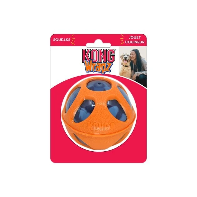 KONG Wrapz Ball Dog Toy 6 KONG Wrapz Ball Dog Toy - Image 4