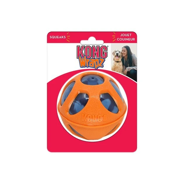 KONG Wrapz Ball Dog Toy 7 KONG Wrapz Ball Dog Toy - Image 5