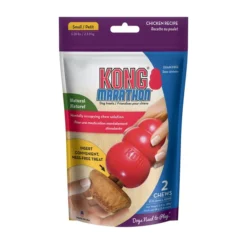 KONG Marathon Chicken Recipe Grain-Free Dog Chew Small Treats
