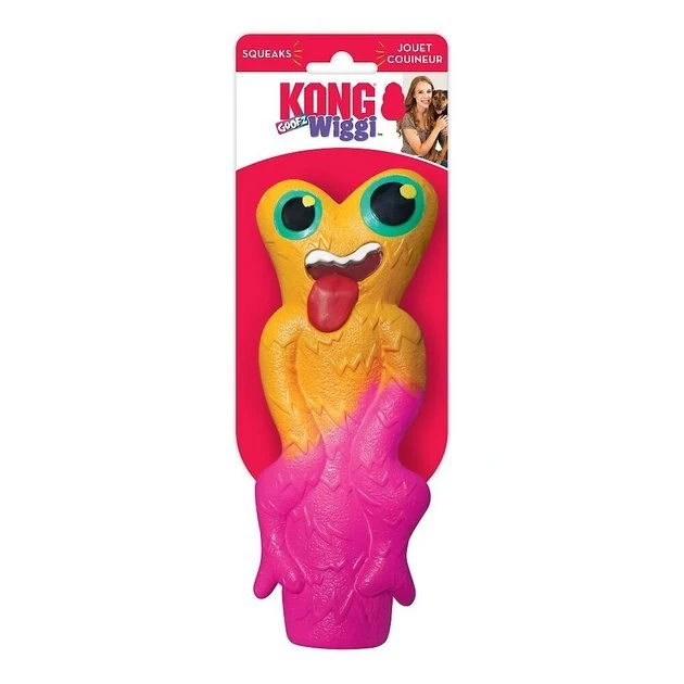 KONG Wiggi Goofz Squeaky Dog Toy, Character Varies 10 KONG Wiggi Goofz Squeaky Dog Toy, Character Varies - Image 8