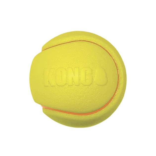 KONG Squeezz Tennis Double Assorted Dog Toy, Color Varies 3 KONG Squeezz Tennis Double Assorted Dog Toy, Color Varies