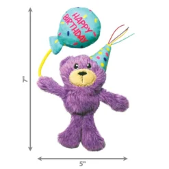 KONG Cat Occasions Birthday Teddy Plush Cat Toy with Catnip 8 KONG Cat Occasions Birthday Teddy Plush Cat Toy with Catnip -KONG Toys Shop 262941 PT2. SY630 V1611090486