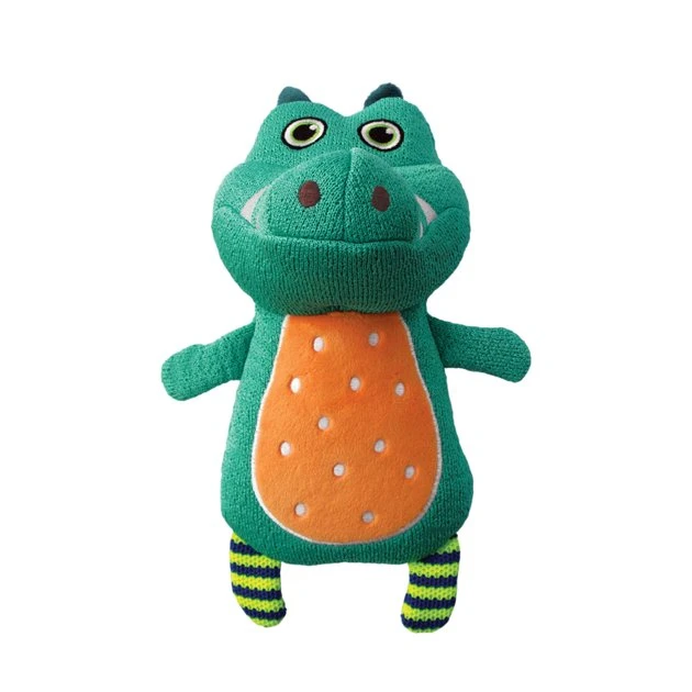 KONG Whoopz Gator Squeaky Plush Dog Toy 3 KONG Whoopz Gator Squeaky Plush Dog Toy