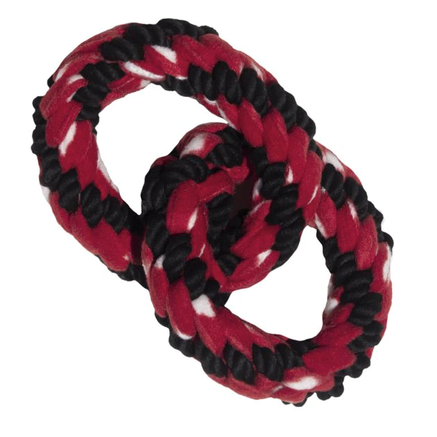 KONG Signature Double Ring Tug Rope Dog Toy 3 KONG Signature Double Ring Tug Rope Dog Toy