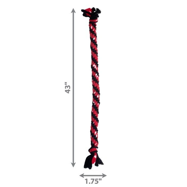 KONG Signature Mega Dual Knot Tug Rope Dog Toy 4 KONG Signature Mega Dual Knot Tug Rope Dog Toy - Image 2