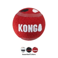 KONG Signature Sport Balls Dog Toy, Red -KONG Toys Shop 265138 PT4. SY630 V1631779965