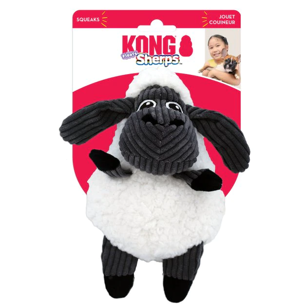KONG Sherps Floofs Sheep Dog Toy 6 KONG Sherps Floofs Sheep Dog Toy - Image 4
