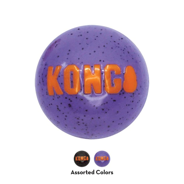 KONG Halloween Signature Squeaky Ball Dog Toy, Medium 6 KONG Halloween Signature Squeaky Ball Dog Toy, Medium - Image 4