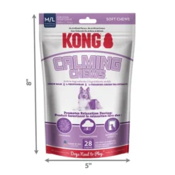KONG Calming Chews Medium & Large Dog Supplement -KONG Toys Shop 278092 PT3. SY630 V1619735835