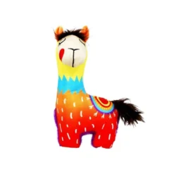 KONG Ballistic Vibez Llamas Squeaky Plush Dog Toy