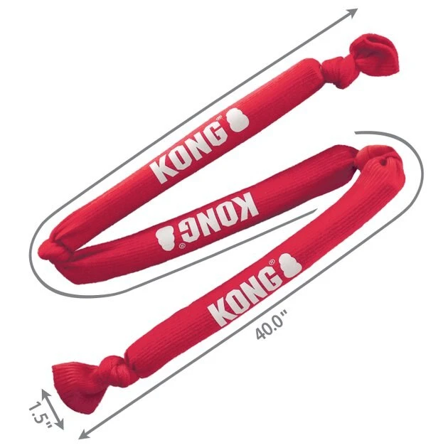 KONG Signature Crunch Rope Triple Dog Toy 4 KONG Signature Crunch Rope Triple Dog Toy - Image 2