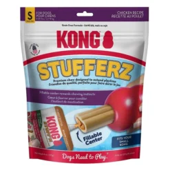 KONG Stufferz Chicken Dog Treats, 8-oz bag, Small