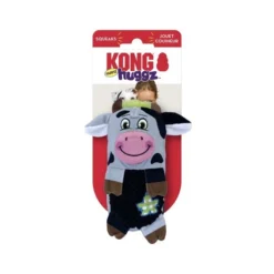 KONG Huggz Farmz Cow Squeaky Plush Dog Toy -KONG Toys Shop 331283 PT3. SY630 V1633528666