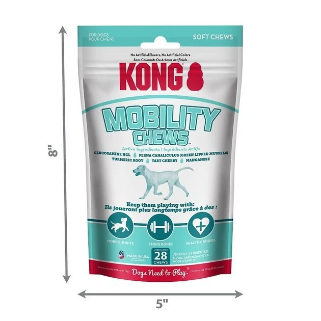 KONG Mobility Soft & Chewy Dog Supplement 8 KONG Mobility Soft & Chewy Dog Supplement - Image 6