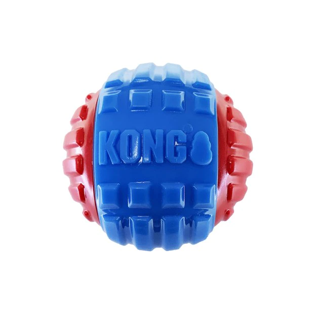 KONG CoreStrength Rattlez Ball Dog Toy 3 KONG CoreStrength Rattlez Ball Dog Toy