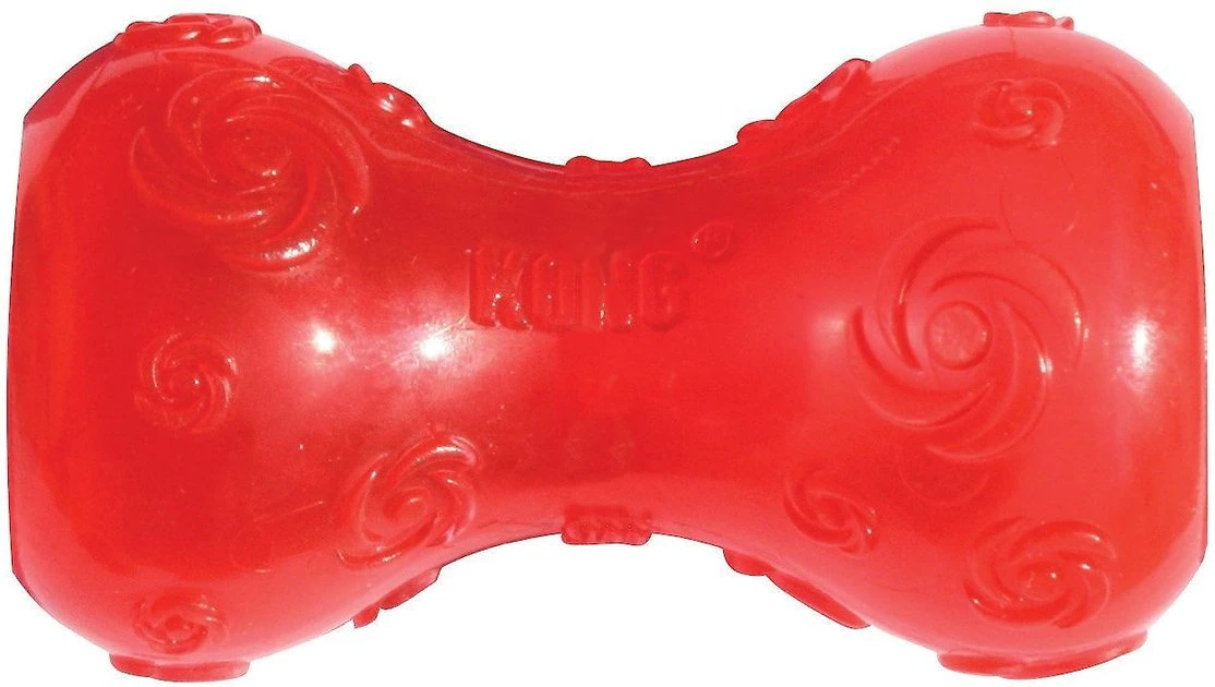 KONG Squeezz Dumbbell Dog Toy, Color Varies 3 KONG Squeezz Dumbbell Dog Toy, Color Varies