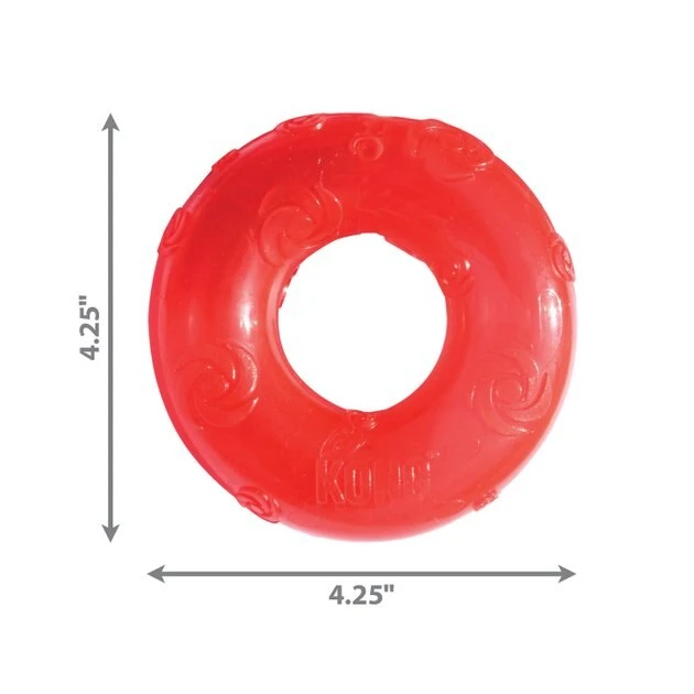 KONG Squeezz Ring Dog Toy, Color Varies 4 KONG Squeezz Ring Dog Toy, Color Varies - Image 2