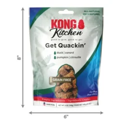 KONG Kitchen Get Quackin' Grain-Free Duck Chewy Dog Treats, 5-oz bag 10 KONG Kitchen Get Quackin' Grain-Free Duck Chewy Dog Treats, 5-oz bag -KONG Toys Shop 534902 PT3. SY630 V1657658789