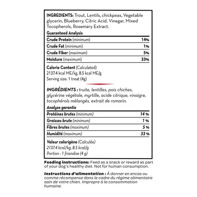 KONG Kitchen Hooked On Trout Grain-Free Cod Chewy Dog Treats, 5-oz box 5 KONG Kitchen Hooked On Trout Grain-Free Cod Chewy Dog Treats, 5-oz box - Image 3