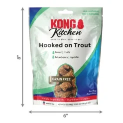 KONG Kitchen Hooked On Trout Grain-Free Cod Chewy Dog Treats, 5-oz box 10 KONG Kitchen Hooked On Trout Grain-Free Cod Chewy Dog Treats, 5-oz box -KONG Toys Shop 534934 PT3. SY630 V1657658789