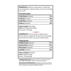 KONG Kitchen Join The Club Sandwich Grain-Free Bacon, Turkey & Cheese Chewy Dog Treats, 7-oz box -KONG Toys Shop 535030 PT2. SY630 V1657658789