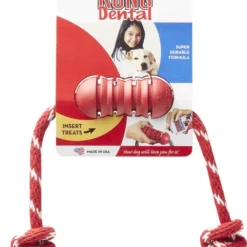 KONG Dental with Rope Dog Toy