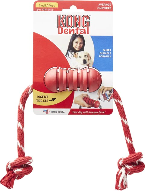 KONG Dental with Rope Dog Toy 3 KONG Dental with Rope Dog Toy