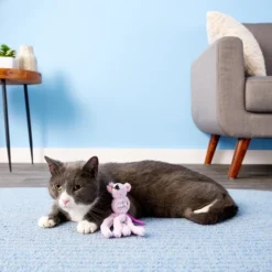 KONG Wubba Cat Friends Mouse Cat Toy, Color Varies 12 KONG Wubba Cat Friends Mouse Cat Toy, Color Varies -KONG Toys Shop 59315 PT4. SY630 V1605322906