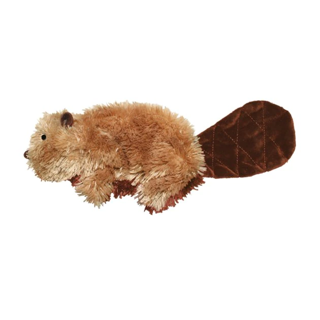 KONG Plush Beaver Dog Toy 3 KONG Plush Beaver Dog Toy