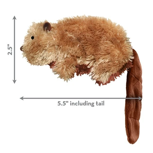KONG Plush Beaver Dog Toy 4 KONG Plush Beaver Dog Toy - Image 2