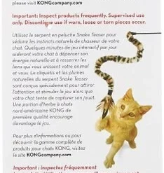KONG Snake Teaser Cat Toy -KONG Toys Shop 62893 PT5. SY630 V1603145778