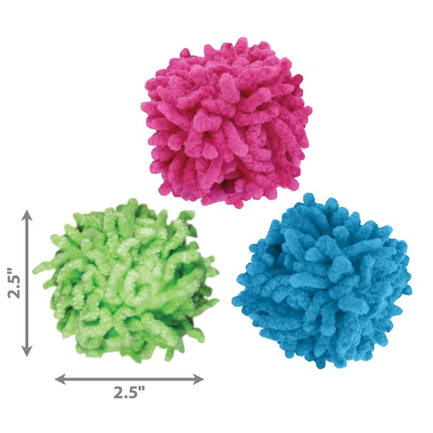 KONG Moppy Ball Cat Toy, Color Varies 5 KONG Moppy Ball Cat Toy, Color Varies - Image 3