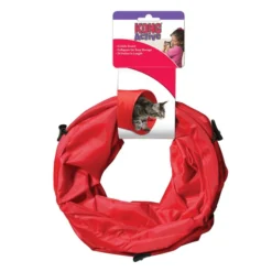 KONG Active Nylon Tunnel Cat Toy, Red -KONG Toys Shop 66572 PT3. SY630 V1603148781