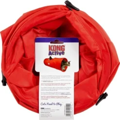 KONG Active Nylon Tunnel Cat Toy, Red -KONG Toys Shop 66572 PT4. SY630 V1603159925