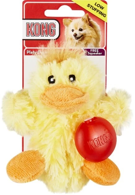 KONG Plush Duck Dog Toy 4 KONG Plush Duck Dog Toy - Image 2