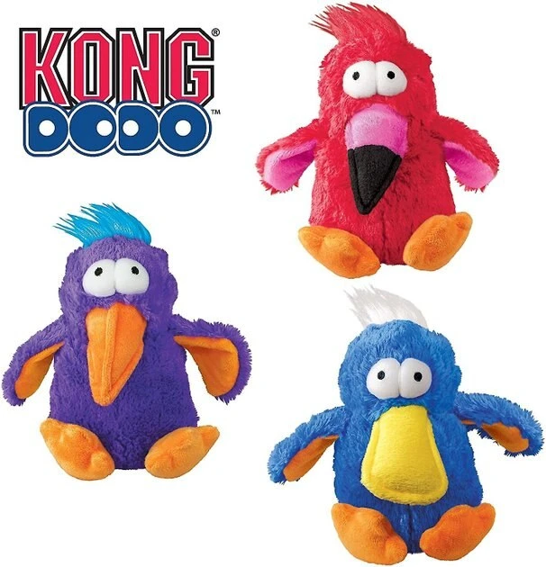 KONG Dodo Bird Dog Toy, Color Varies 7 KONG Dodo Bird Dog Toy, Color Varies - Image 5