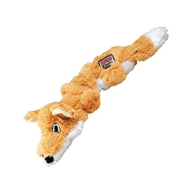 KONG Scrunch Knots Fox Dog Toy 3 KONG Scrunch Knots Fox Dog Toy