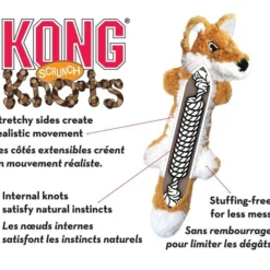 KONG Scrunch Knots Fox Dog Toy 12 KONG Scrunch Knots Fox Dog Toy -KONG Toys Shop 71939 PT4. SY630 V1603166791
